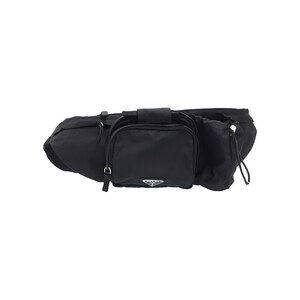 Prada belt bag black waist Body Bum Crossbody Bag Black